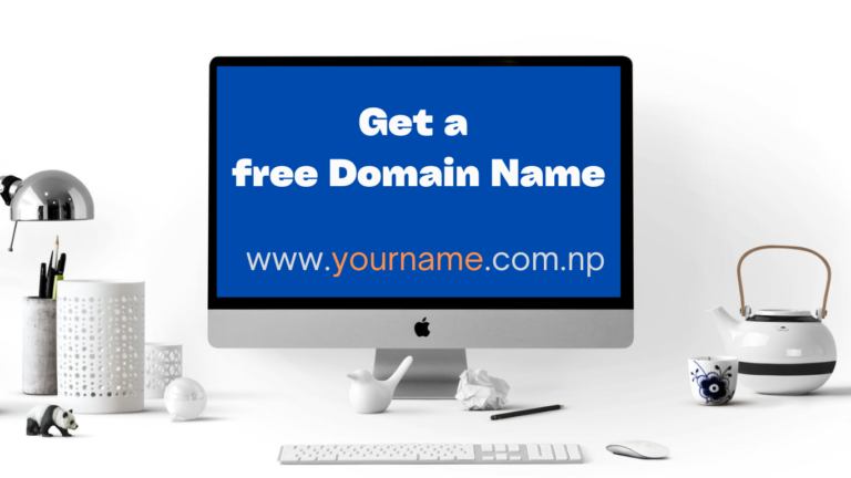 Get a free Domain Name